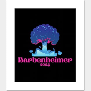 Explosion BarbenHeimer Posters and Art